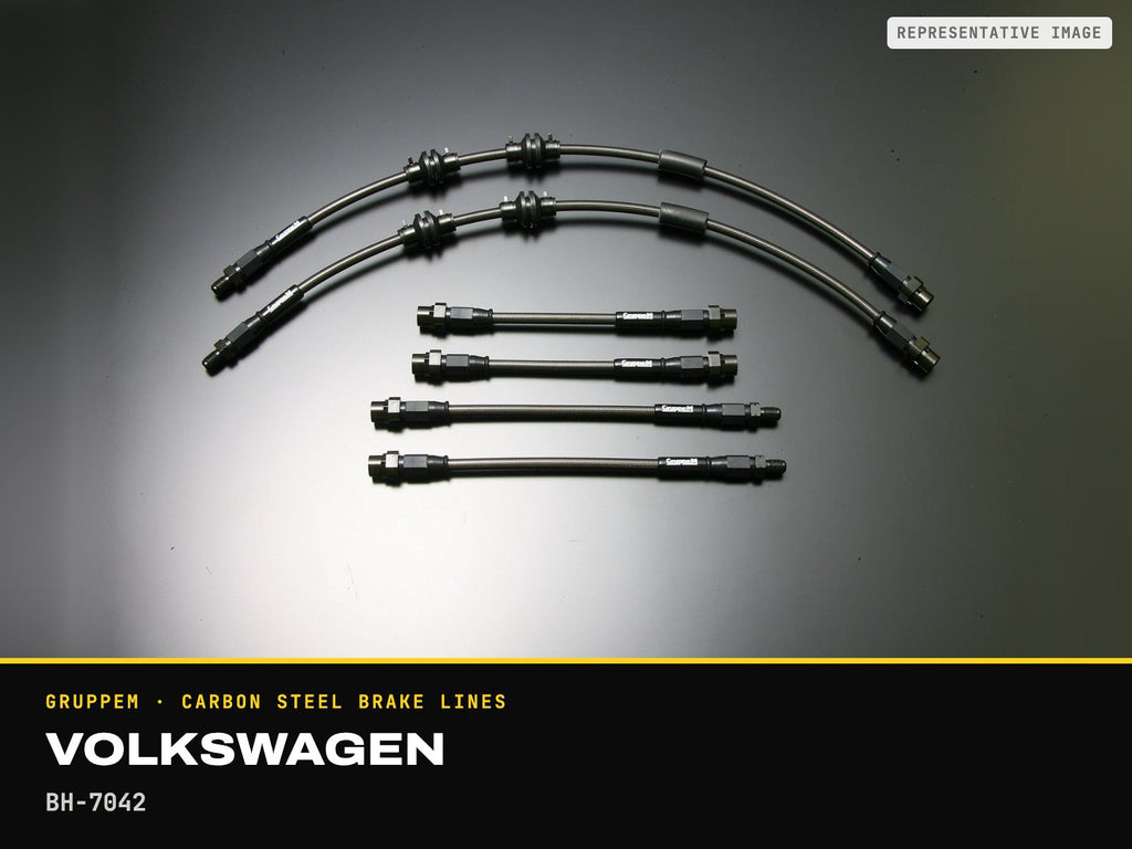 GruppeM Carbon Steel Brake Lines — Volkswagen · BH-7042 (representative image)