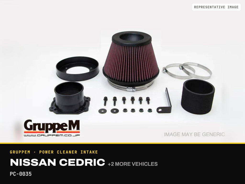 GruppeM Power Cleaner Intake — Nissan Cedric · PC-0035 (representative image)
