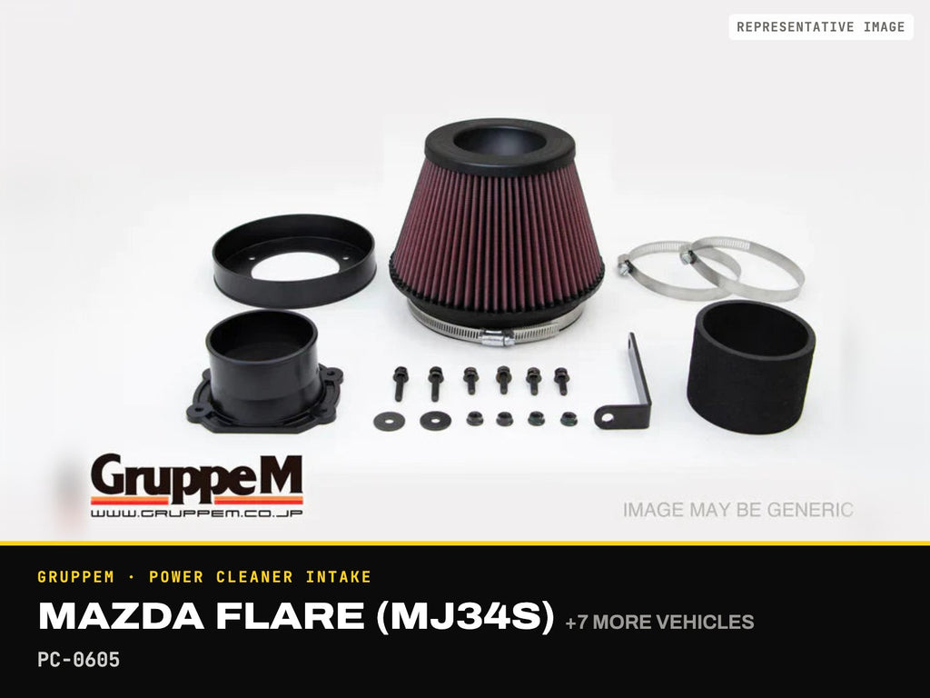 GruppeM Power Cleaner Intake — Mazda Flare (MJ34S) · PC-0605 (representative image)