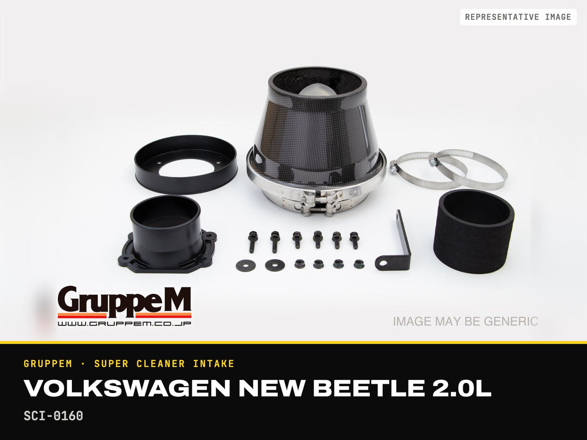 GruppeM Super Cleaner Intake — Volkswagen NEW Beetle 2.0L · SCI-0160 (representative image)